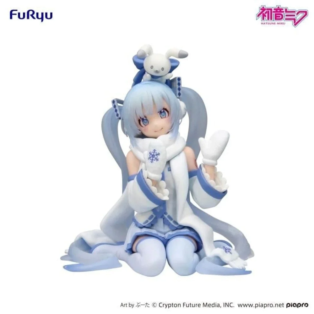 FuRyu Hatsune Miku Snow Miku 2024 Figure New Winter Noodle Stopper US Seller